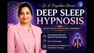 “Insomnia Treatment 🌙 Deep Sleep Hypnosis | Clinical Theta Therapy @Dr.K.PriyankkaaSharma