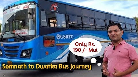 Somnath to Dwarka Journey With Local GSRTC Bus | Complete Travel Guide | Sightseeing & Pawan Chakki