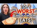 Top 5 worst eats at magic kingdom  disney world food  snacks to avoid