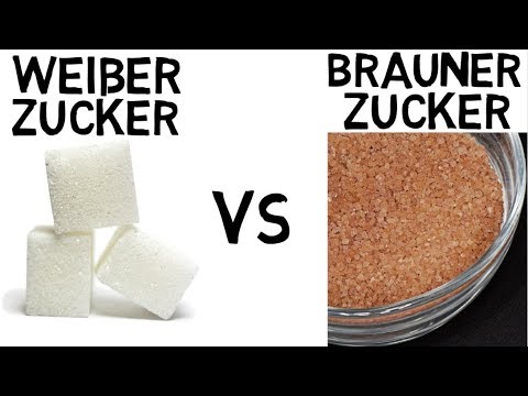 Video: Welcher Zucker Ist Gesünder: Braun Oder Weiß?