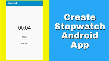 Stopwatch app in sketchware