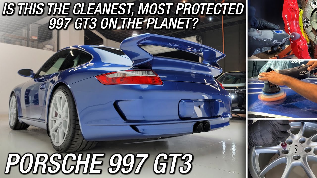 CLEANEST Porsche 997 GT3 EVER - Ceramic Coating & Detailing