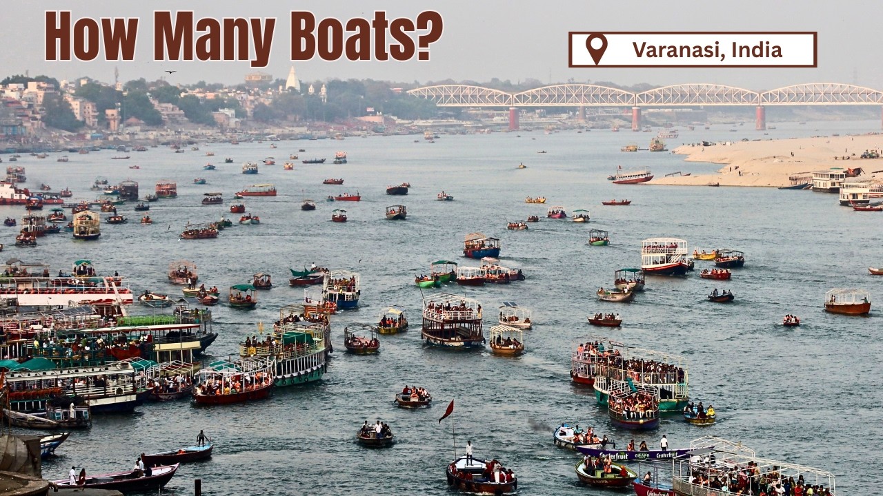 90 Minutes on the Ganges River in Varanasi | How Many Boats?