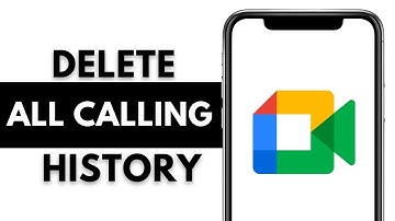 How To Delete All Calling History in Google Meet  (LATEST GUIDE)