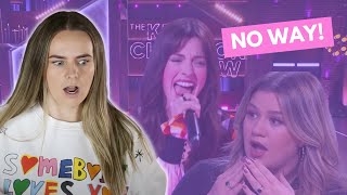 Vocal Coach Reacts to Kelly Clarkson and Anne Hathaway LIVE singing!