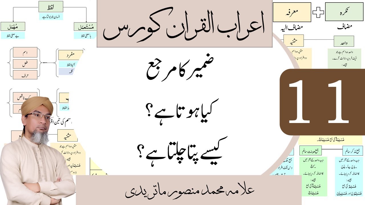 ضمیر کا مرجع کیسے معلوم ہوتا ہے |  سبق 11