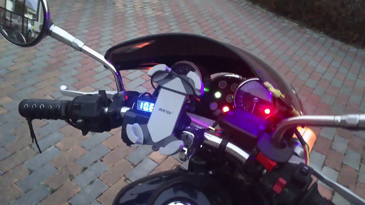 バイク ブレーキランプが消えない リアブレーキスイッチの調整 エリミネーター250 Youtube