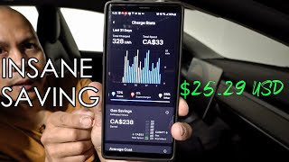 2022 Tesla Model 3 Long Range | Our Electric Bill Compare to Fuel After One Month