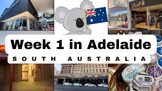 Week 1 in Adelaide South Australia | Rundle Mall Tour | Grocery Shopping and Exploring Adelaide