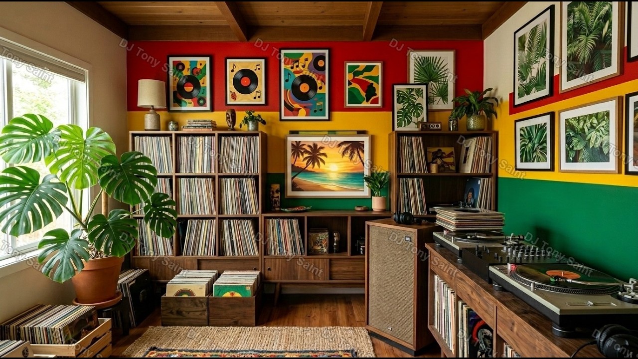 DJ Zoom Virtual Backgrounds — Reggae & Caribbean Vibes