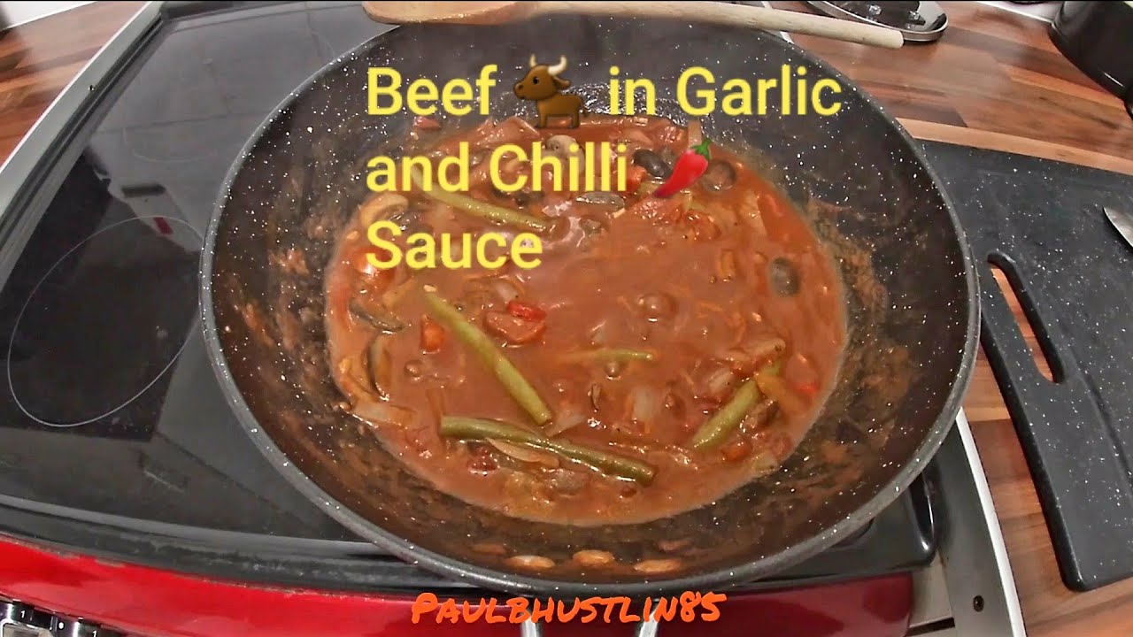 Paulbhustlin85 Cooks- Beef in Garlic and Chilli Sauce | Chinese Inspired Dish!💖🥘