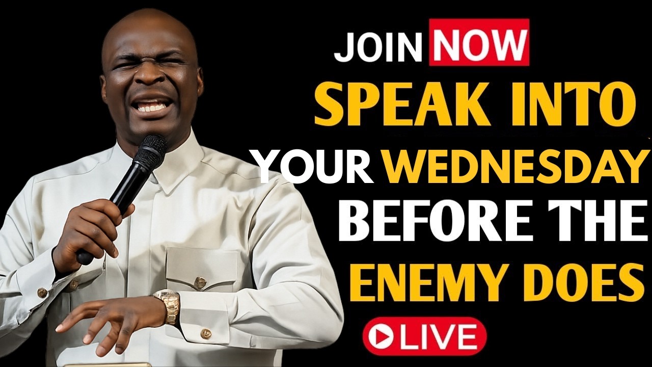 [Wednesday 25th February, 2026] SPEAK INTO YOUR WEDNESDAY BEFORE THE ENEMY DOES - Joshua Selman