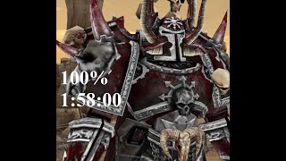 Speedrun Warhammer 40000: DoW Dark Crusade WR (100% Chaos) - 1:58:00
