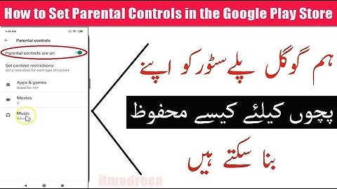 How to Enable or Disable Parental Controls on Google Play Store? | Set restriction for any App 2021