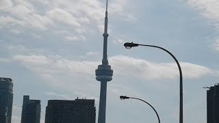 GOING UP 147 FLOORS! CN Tower Toronto Elevator Ride & Observatory/Skypod Tour & Views