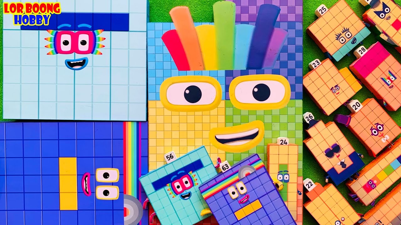 Meet Numberblocks NEW 819 Puzzle Tetris Shape| ASMR chirping of birds ...