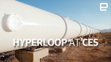 Hyperloop test track tour at CES 2018