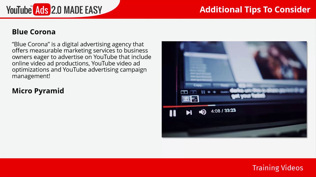 YOUTUBE ADS MADE EASY PART18 - YouTube