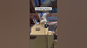 This climbing robot extends to inspect hard to reach industrial spaces