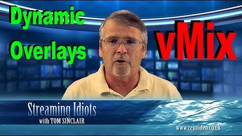 Testing the Dynamic Overlay Feature in vMix... It