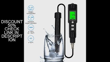 Professional DO9100 Dissolved Oxygen Meter Digital DO Test Water Quality Analyzer for Seawater Fresh