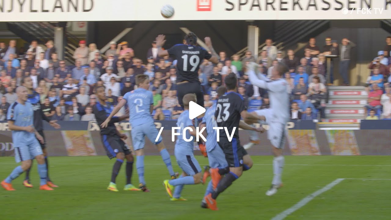 danmark sygeforsikringen 2-2 i Randers: Se Santanders to mål fra FCK TVs kamera