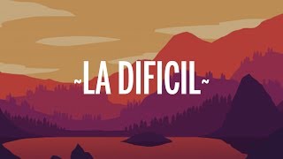 Camilo - La la difícil (Letra/Lyrics) chords