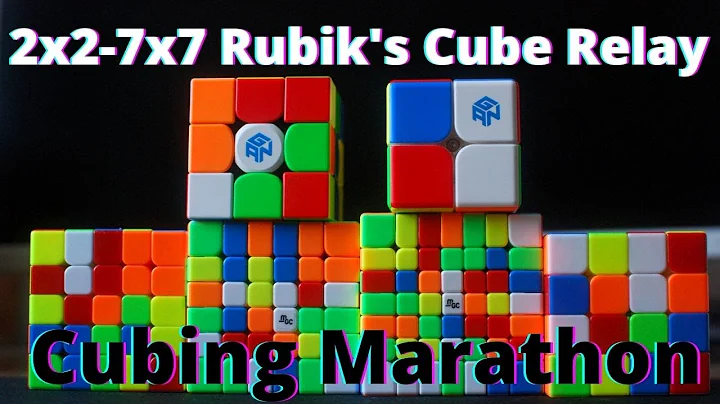 2x2-7x7 Rubik's Cube Relay | Cubing Marathon