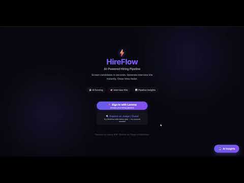 I Built an AI Recruitment Platform That Automates Hiring | Hackathon Project