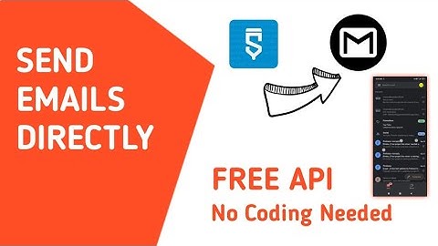 How to Send Emails Directly Without Opening Gmail App in Sketchware | App Making tutorial
