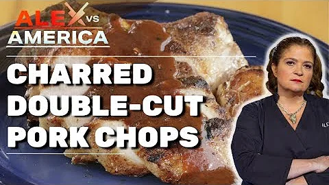Prep School with Alex Guarnaschelli: Charred Double-Cut Pork Chops | Alex vs. America | Food Network