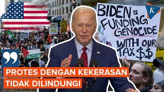 Demo Pro-Palestina Menjalar di Kampus AS, Biden Buka Suara