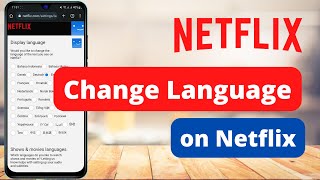 How to Change Language on Netflix !!