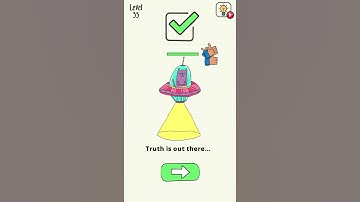 Brain Wash Level 33 answer - Tap Anywhere to move ufo cat Solution Walkthrough