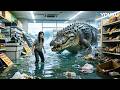 🌊🐊 DOUBLE DISASTER! Giant Crocodiles Ride In With The Tsunami! | Crazy Tsunami | YOUKU MONSTER MOVIE