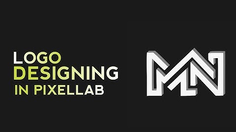 MN Monogram Logo Design | How To Make Monogram Logo Design In Pixellab | Andriod Mobile Tutorial