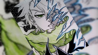 Speed Drawing - Capitão Hitsugaya (Bleach)
