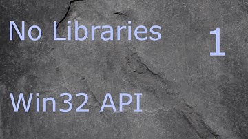 Win32 API Game Framework in C++ (Ep.1 Introduction)