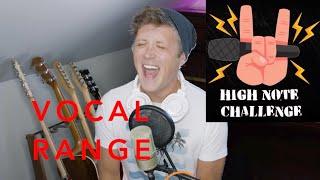 Chase Holfelder Vocal Range in High Note Challenge (A2-C6)