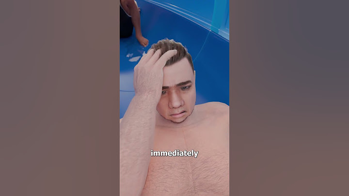 He Got Stuck In A Water Slide 😨