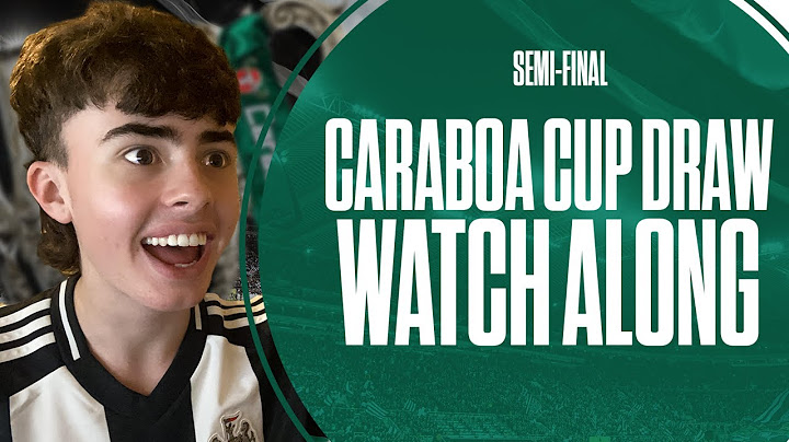 Carabao Cup Semi-Final Draw LIVE Watch-Along