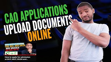 How to upload Outstanding for CAO applications online 2023? DUT, MUT,UKZN,Unizulu online application