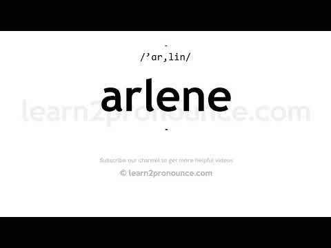 Video: Jak se píše arlene?