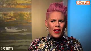 P!nk interview for Extra TV