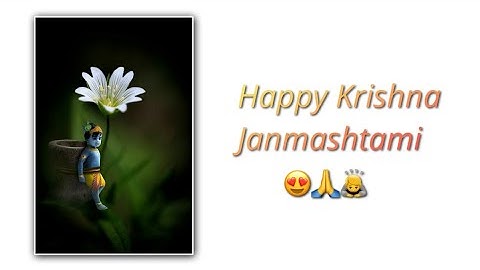 Happy Krishna Janmashtami | Jai shree Krishna | Krishna Janmashtami status 2021