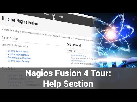 Nagios Fusion 4 Help Section