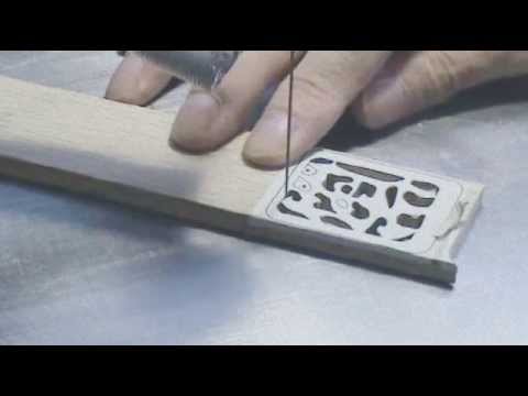 糸鋸盤木工実技4 Scroll Saw Demonstrations Fret Saw Scroll Saw Art Youtube