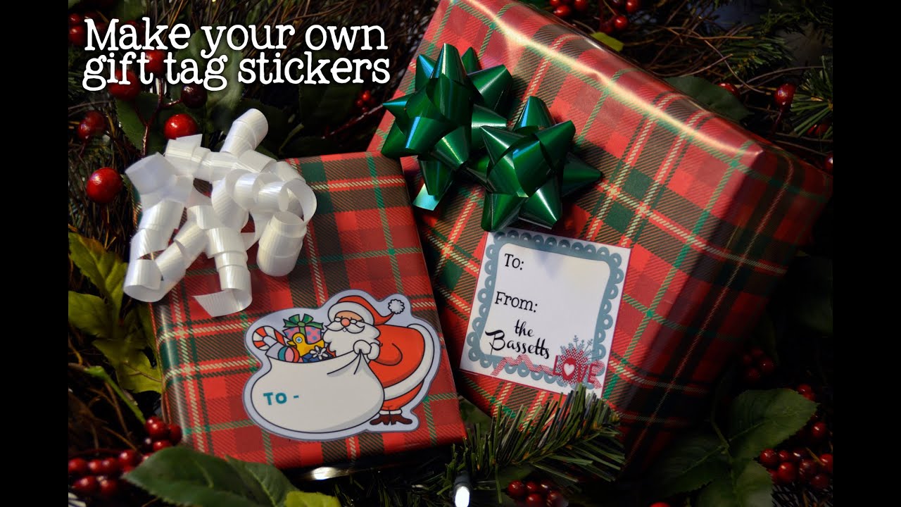 making printable sticker gift