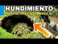 Descubren Hundimiento en poblado de Xaloztoc / Tlaxcala México