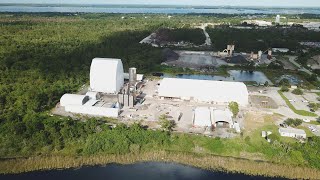 Beginning to Dismantle the SpaceX Starship Mk.2 Prototype in Cocoa, FL - July 19, 2020